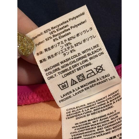 NEW J. Crew Heritage 1989 High-Leg Bikini Bottom BP209 Fuchsia Pink Size 3X 3XL - Picture 7 of 14